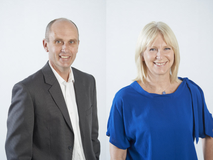 Mike Fox, newly appointed General Manager – Network, and Sue Lomas, newly appointed General Manager People and Safety